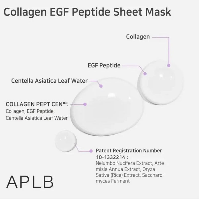 APLB Collagen Egf Peptide Sheet Mask