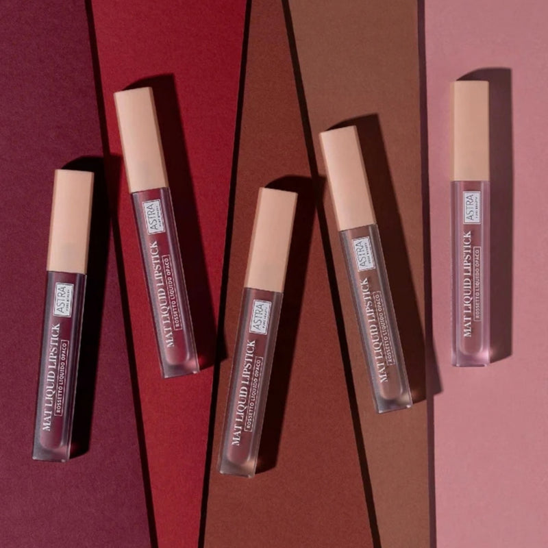 Astra Make Up Pure Beauty Mat Liquid Lipstick Poppy, vloeibare lipstick met matte finish