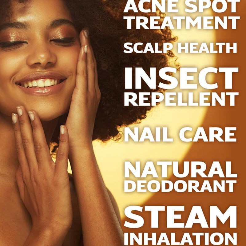 Aztec Secret Essential Oil Tea Tree 60 ml, pure tea tree olie voor huid en haar