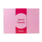 Boozyshop Adventskalender 2026, gesloten roze doos met de opdruk Advent Calendar