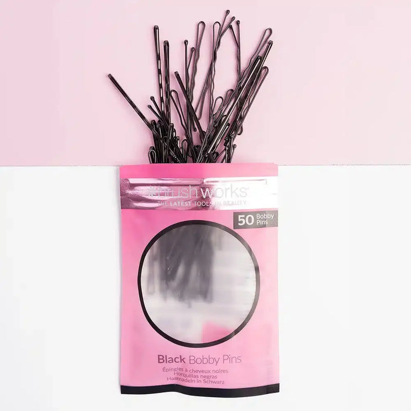Brushworks Black Bobby Pins
