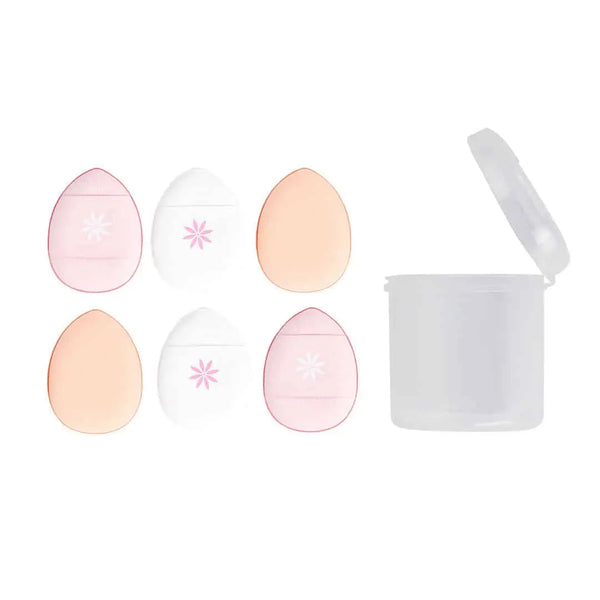 Brushworks Mini Pillow Puffs 6 Pack