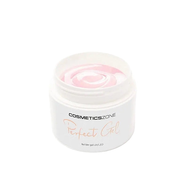 Cosmetics Zone Hypoallergenic UV/LED Builder Gel White Pink