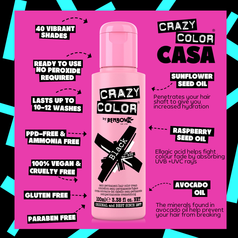 Crazy Color 30 Black 4