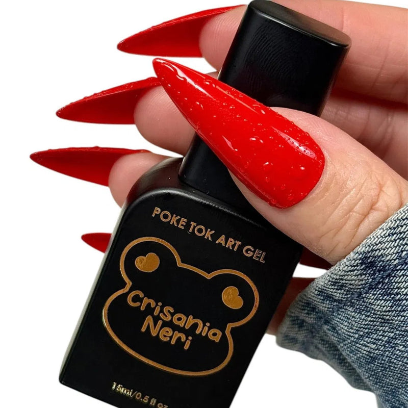 Crisania Neri Poke Tok Gel, nail art gel voor waterdrop effecten