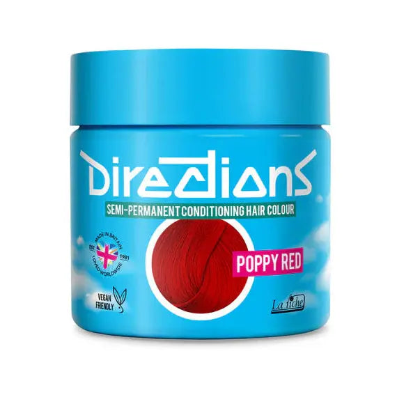 Directions Color #Poppy Red