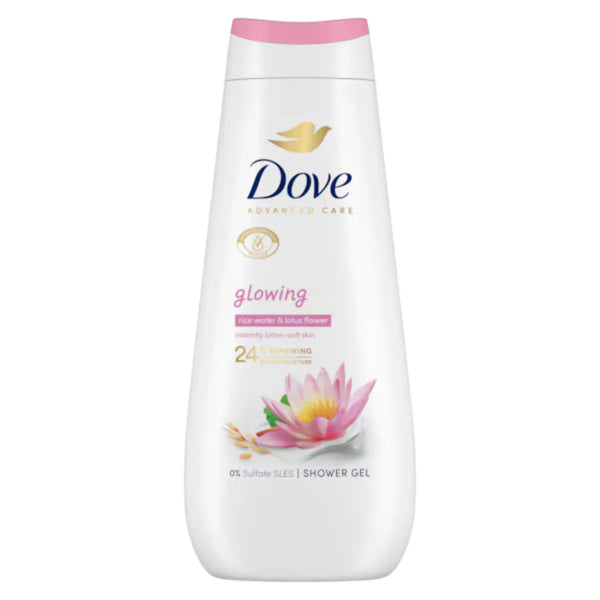 Dove Advanced Care Illuminating Shower Gel With Rice Water And Lotus Flower