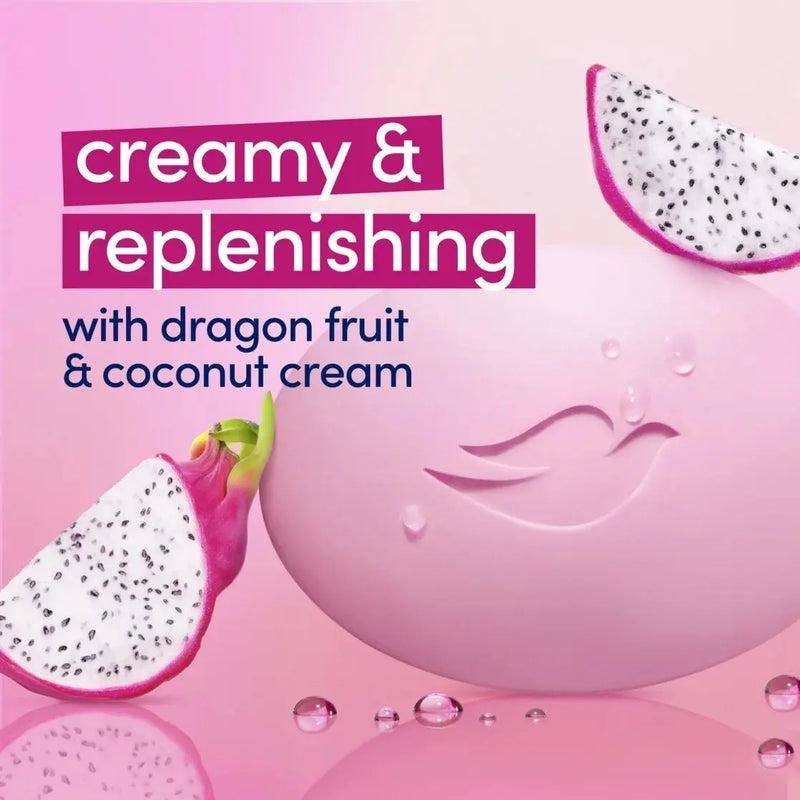 Dove Beauty Bar Replenishing Dragon Fruit and Coconut Cream 2-Pack