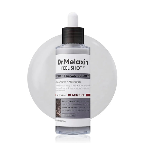 Dr. Melaxin Peel Shot Exfoliant Black Rice Ampoule