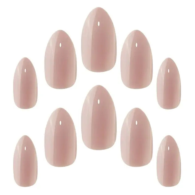 Elegant Touch Gel Finish Blush Suede Nails