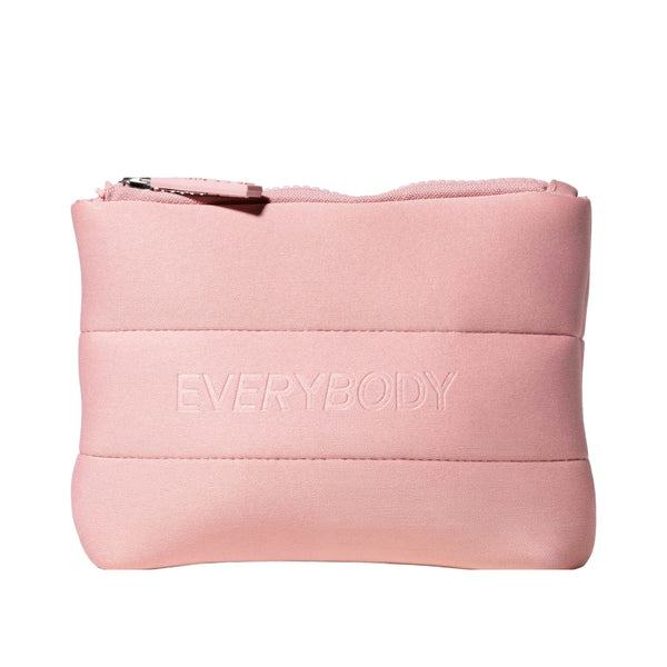 Everybody London Blush & Go! Mini Beauty Bag, zachtroze make-up tasje