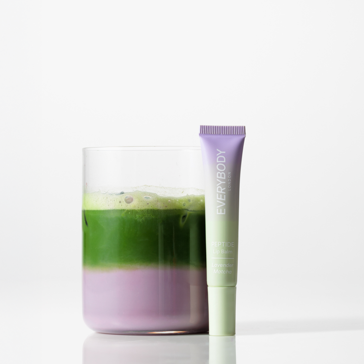Everybody London Peptide Lip Balm Lavender Matcha Latte