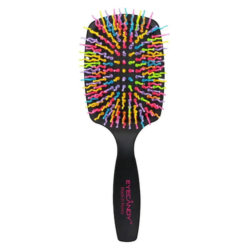 Eyecandy Rainbow Volume S Paddle Brush Black