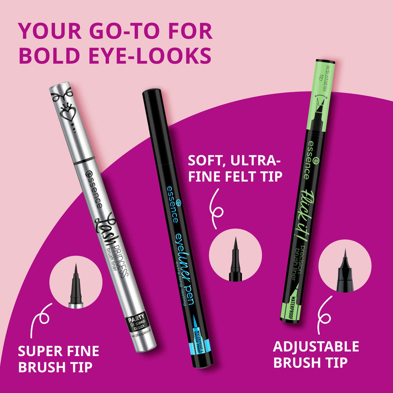 Eyeliner Pen Extra Long Lasting Waterproof & Smudge Proof 01 Black