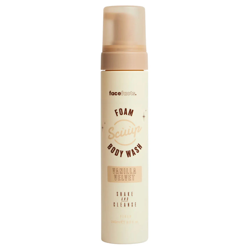 Face Facts Scuup Foam Body Wash Vanilla Velvet