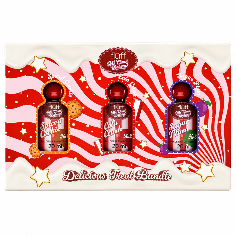 Fluff Delicious Treat Bundle, parfumset met 3 Eau de Parfums