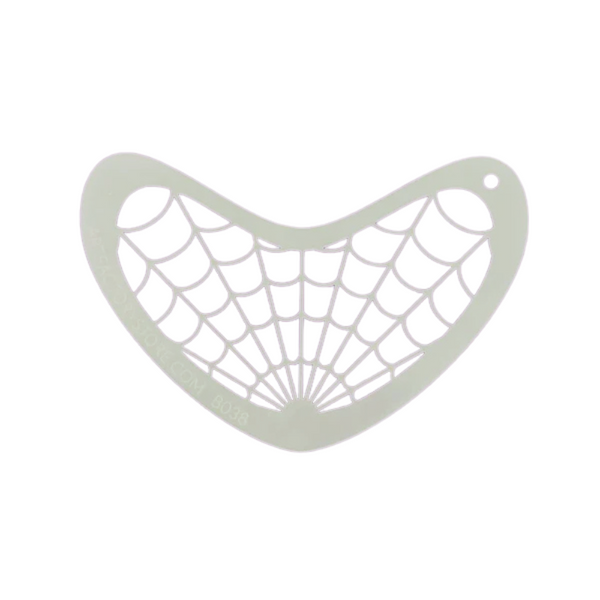 Fusion Body Art Boomerang Face Paint Stencil By Art Factory Spider Web