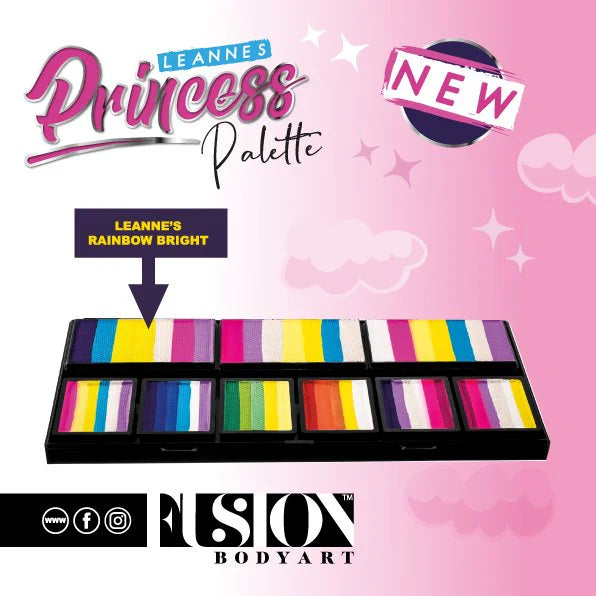 Fusion Body Art Leanne's Princess Petal Palette