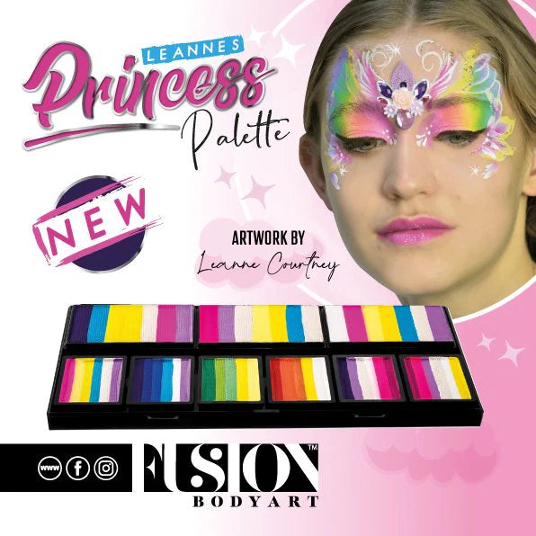 Fusion Body Art Leanne's Princess Petal Palette