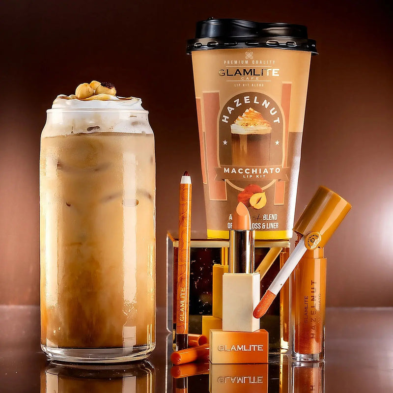 Glamlite Coffee Lip Kit Hazelnut Macchiato