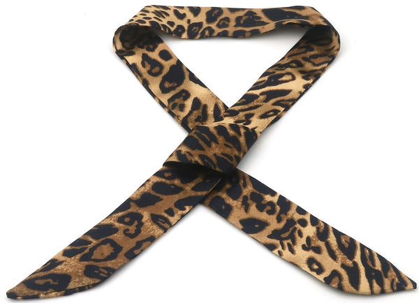 Hair Musthaves Hair Ribbon Leopard Black & Brown