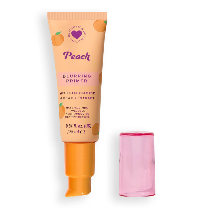 I Heart Revolution Peach Mattifying Primer, matterende gezichtsprimer met perzikextract