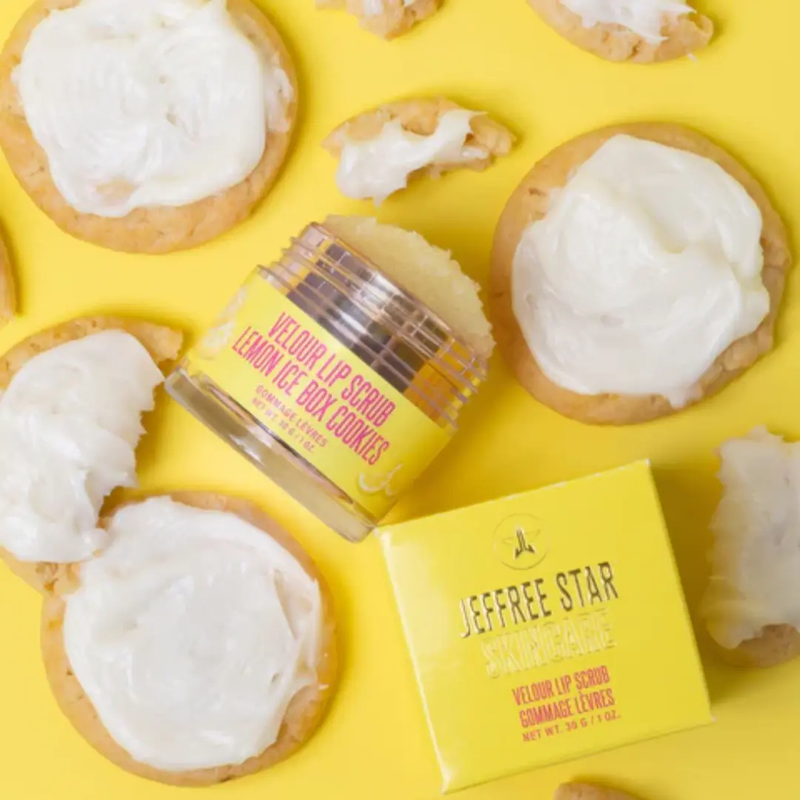 Jeffree Star Cosmetics Velour Lip Scrub Lemon Icebox Cookie