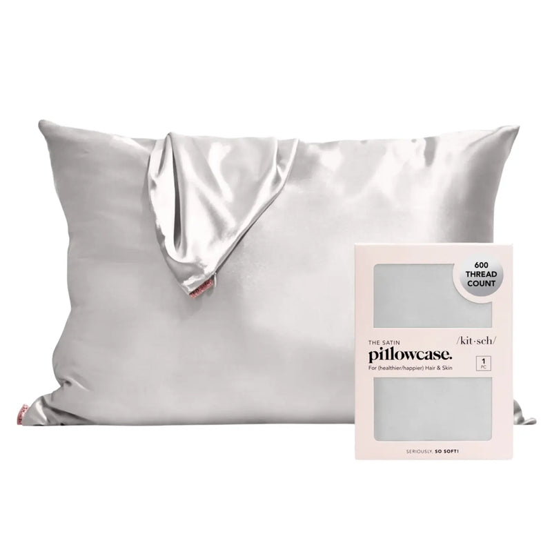 Kitsch Satin Pillowcase Silver
