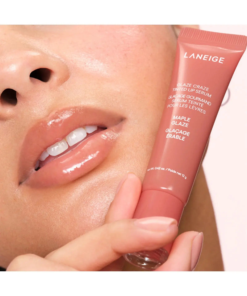 Laneige Glaze Craze Tinted Lip Serum Maple Glaze, getint lip serum voor hydratatie en glans