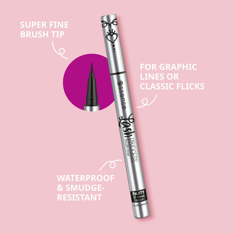 Lash Princess Brush Liner Party 01 Deep Black Waterproof