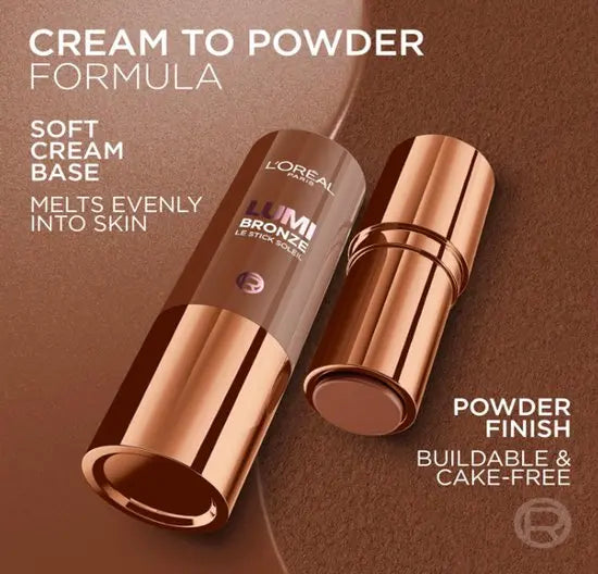 L'Oreal Paris Lumi Bronze Le Stick Soleil Bronzer 100 Sunkissed Rose