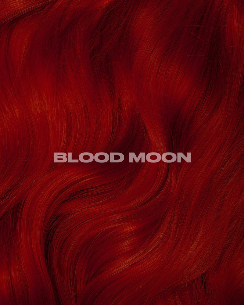 Lunar Tides Semi Permanent Hair Color Blood Moon, semi-permanente haarverf in dieprood