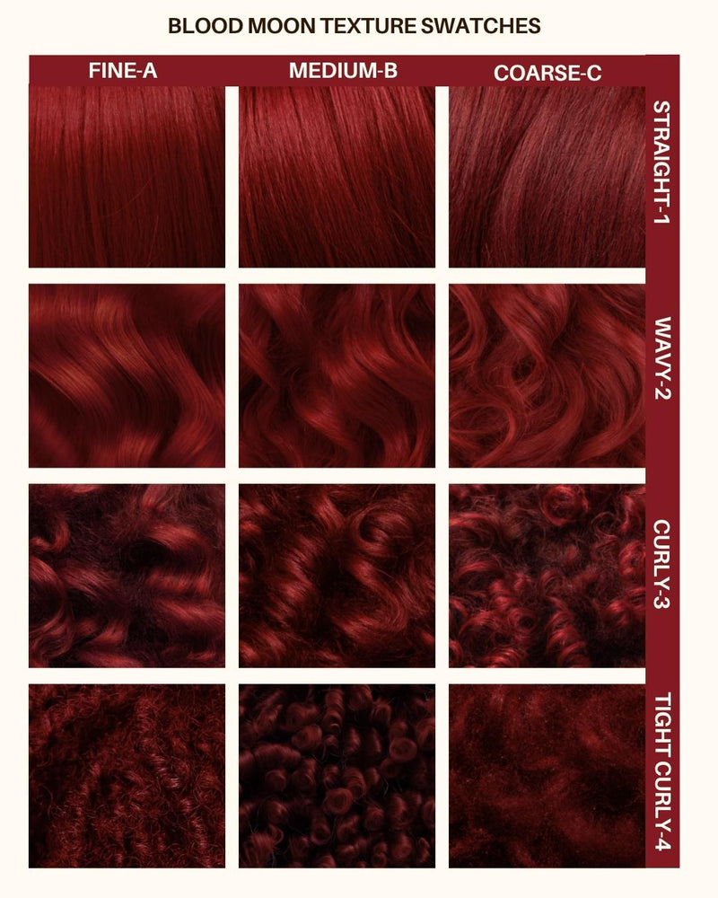 Lunar Tides Semi Permanent Hair Color Blood Moon, semi-permanente haarverf in dieprood