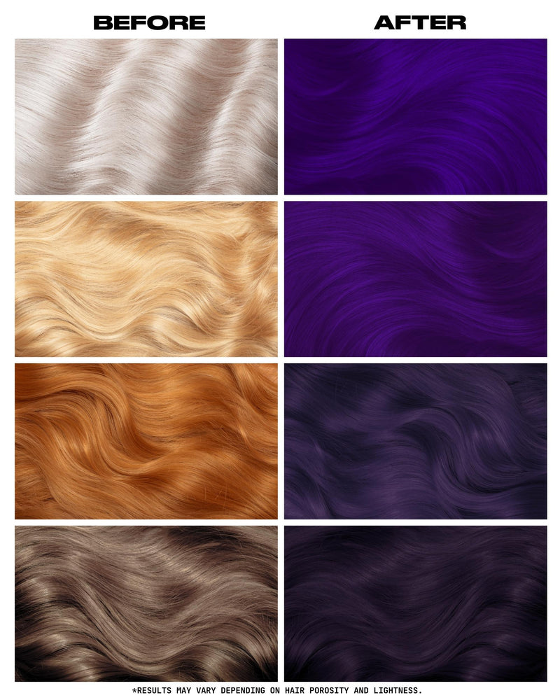 Lunar Tides Semi Permanent Hair Color Dark Violet, semi-permanente donkerpaarse haarverf