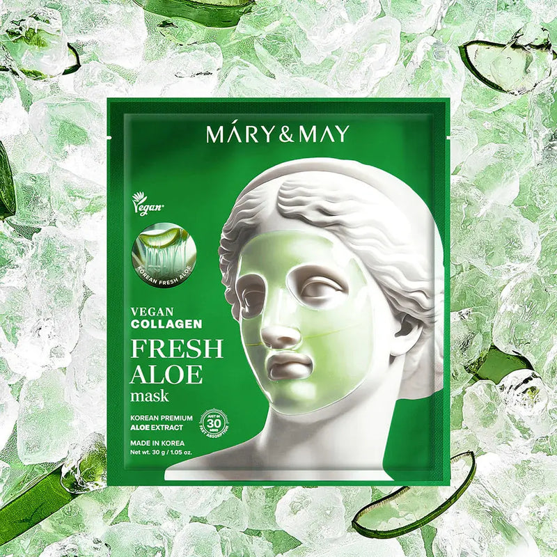 Mary & May Vegan Collagen Fresh Aloe Mask