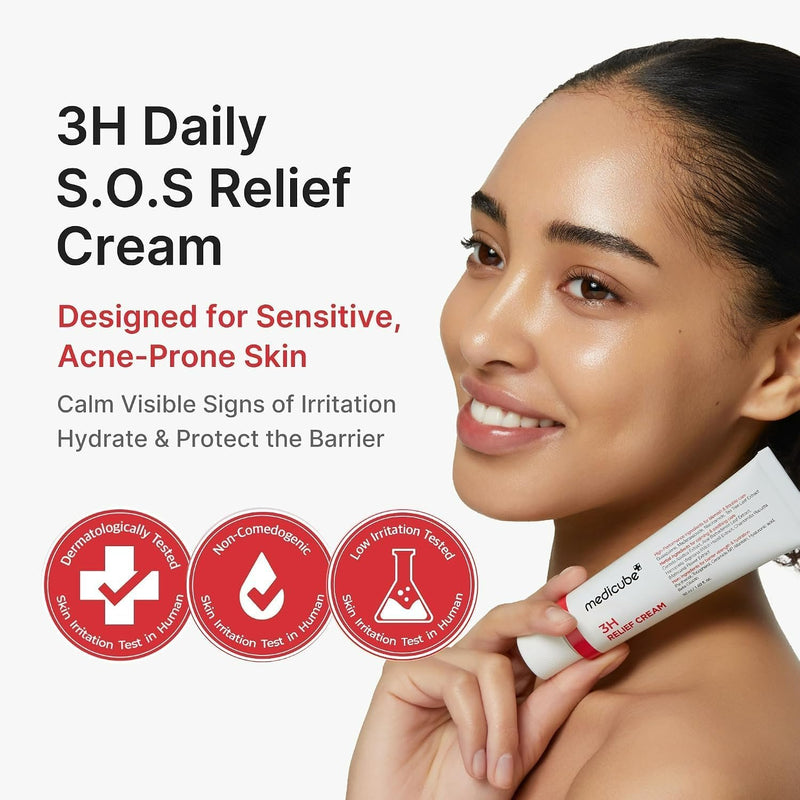 Medicube Hypochlorous 3h Relief Cream, kalmerende en hydraterende gezichtscrème