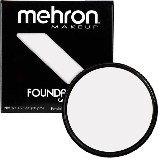 Mehron Makeup Foundation Greasepaint White