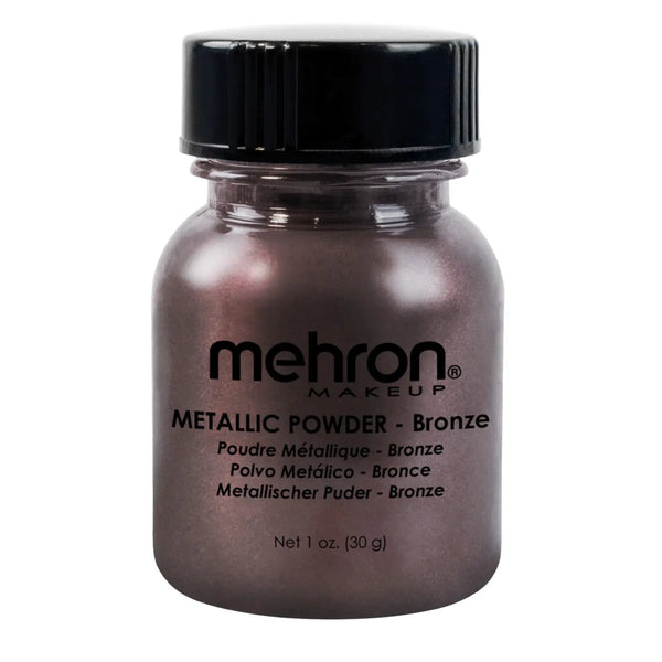 Mehron Makeup Metallic Powder Bronze