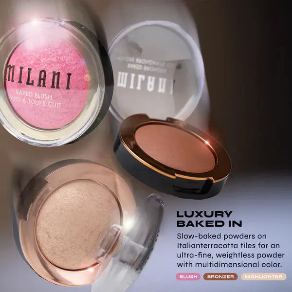Milani Baked Bronzer 02 Tuscan Tan, gebakken bronzer voor een sunkissed glow, foto 7 van 7