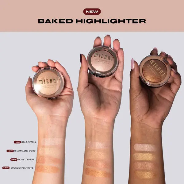 Milani Baked Highlighter 02 Champagne D'Oro