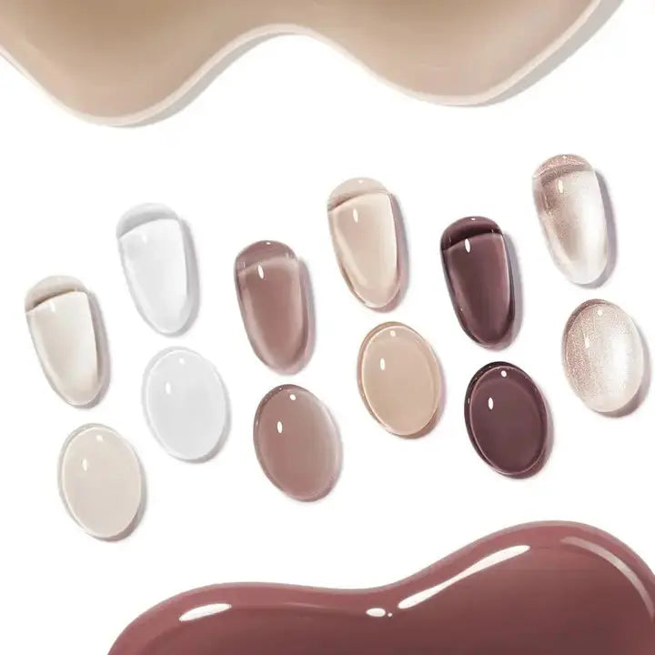 Modelones Gel Nail Polish Set Coffee and Cream