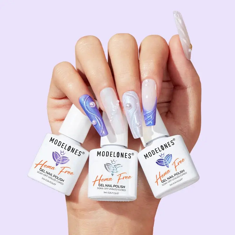 Modelones Gel Nail Polish Set Lustrous Starry Cosmos