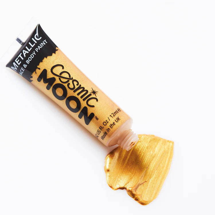 Moon Creations Cosmic Moon Metallic Face & Body Paint Gold