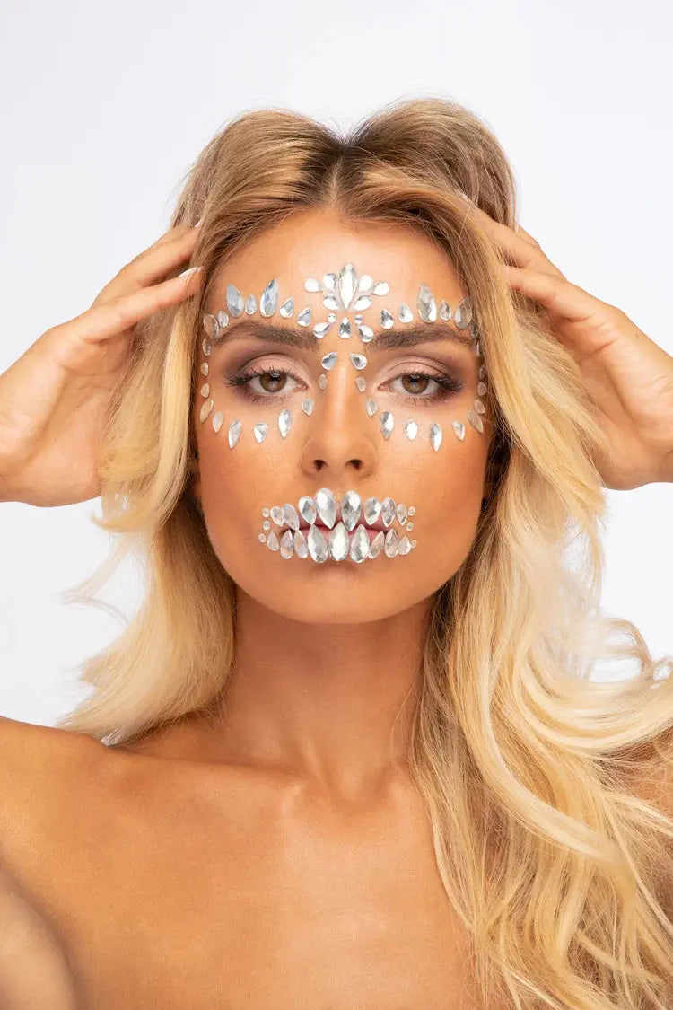 Moon Creations Moon Terror Halloween Face Jewels Sugar Skull