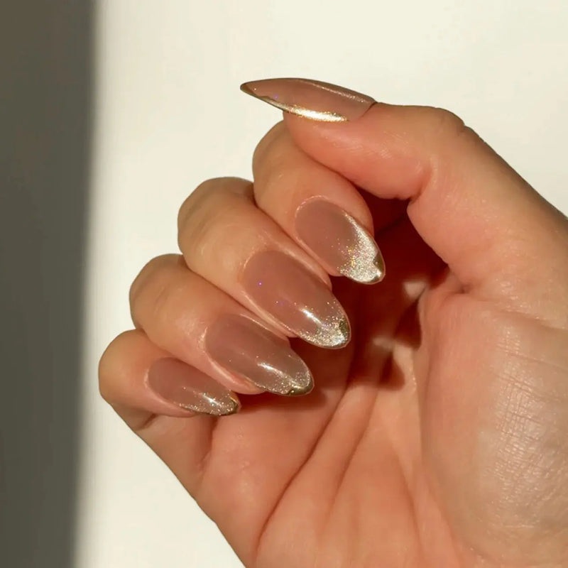 Nailday Soft Gel Press-On Nails Gold Digger