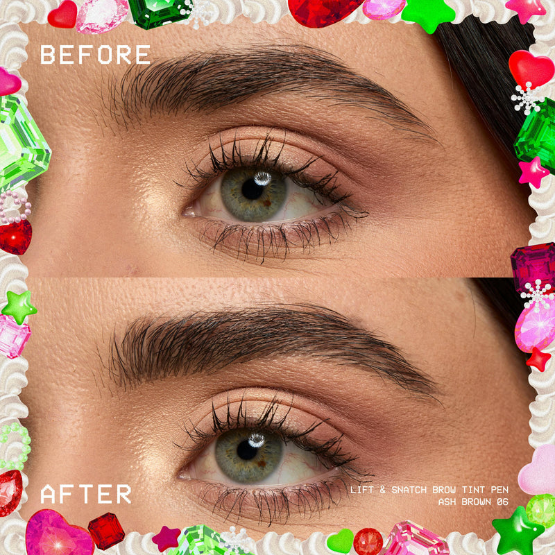 NYX Professional Makeup Bling the Halls Brow Glue Duo 02, wenkbrauw kit, foto 6 van 11
