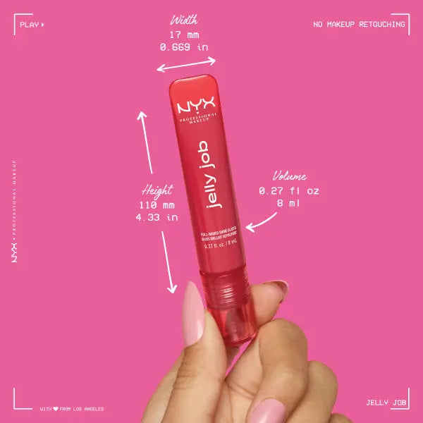 NYX Professional Makeup Jelly Job Lipgloss Jelly Kiss'd