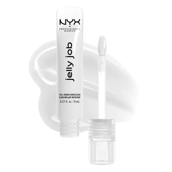 NYX Professional Makeup Jelly Job Lipgloss Just Jelly, doorzichtige lipgloss met kersengeur