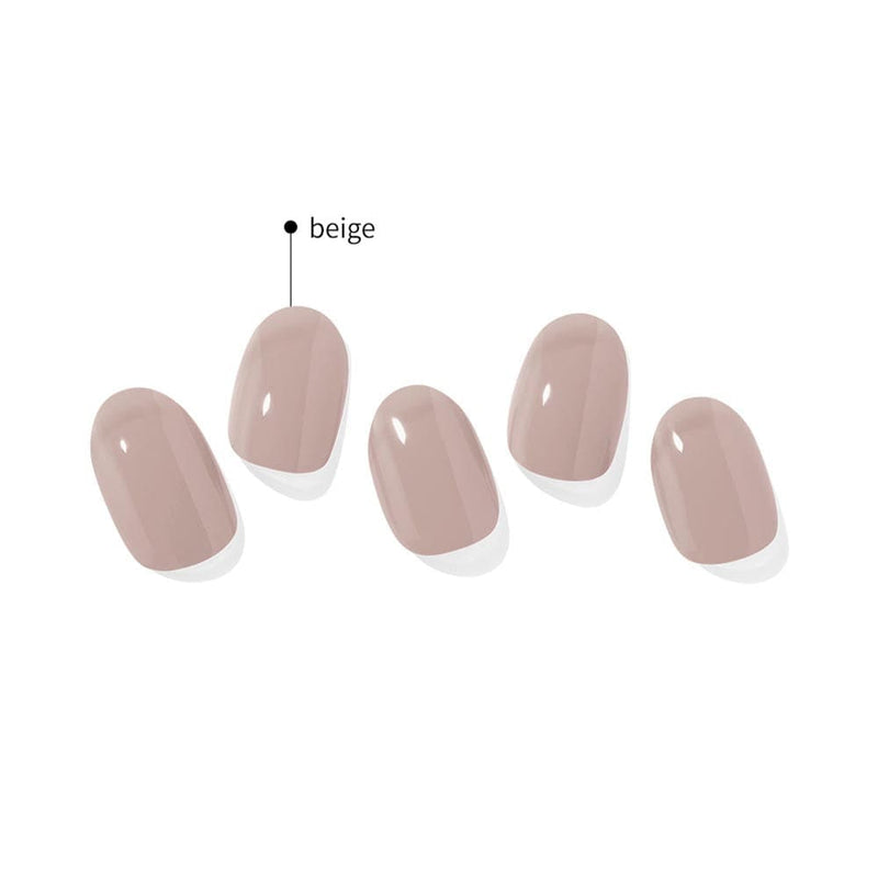 Ohora Semi Cured Gel Nail Strips N Cream Beige, semi-uitgeharde gellak strips, foto 5 van 7