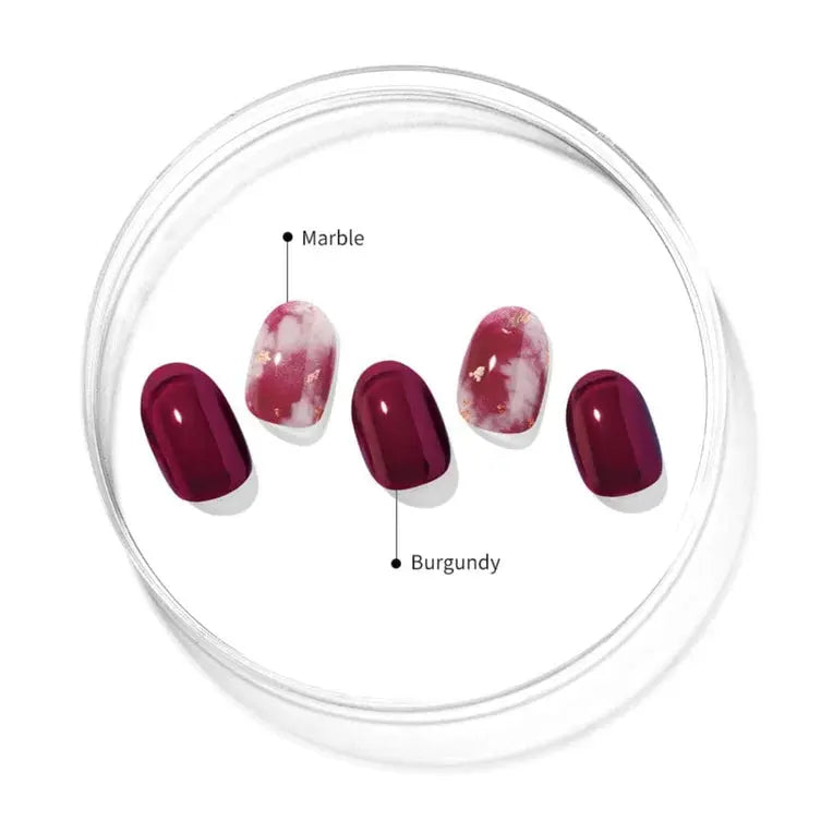 Ohora Semi Cured Gel Nail Strips N Mulberry
